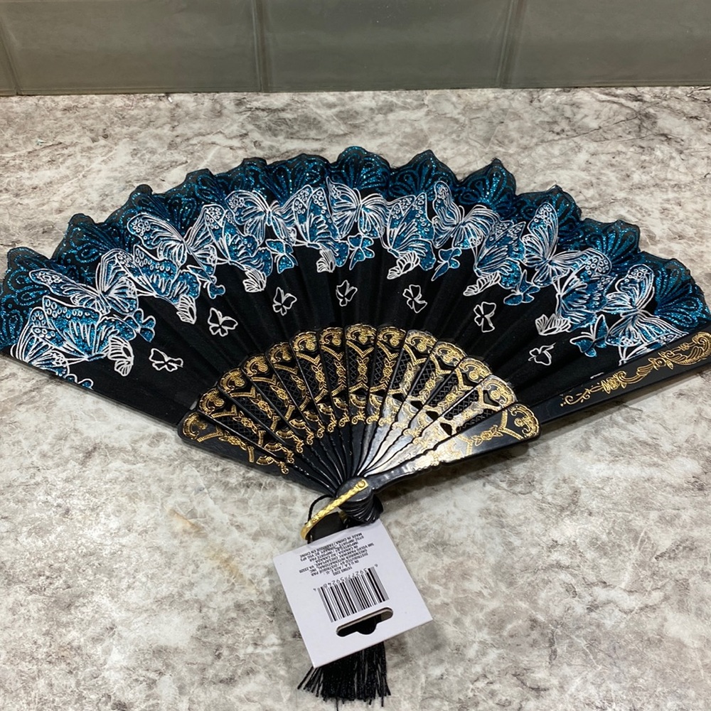Victorian foldable fans